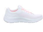 Preview: Skechers Go Walk Flex White/Pink 124952 WPK