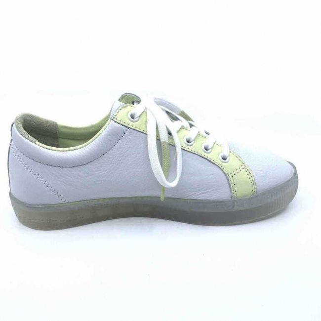 Softinos Sury white/babygreen