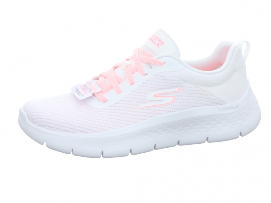 Skechers Go Walk Flex White/Pink 124952 WPK