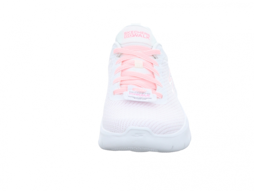 Skechers Go Walk Flex White/Pink 124952 WPK