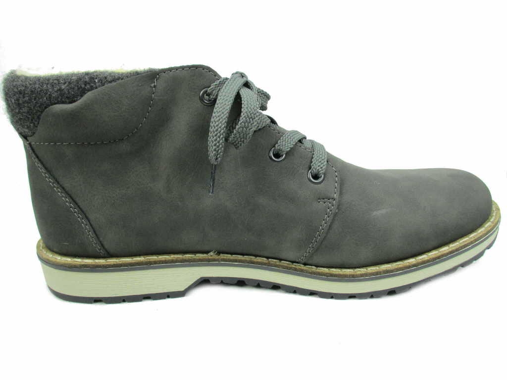 Rieker 39211 45 | Stephan Schuhe online Rieker Schnür Stiefeletten Herrenschuhe 39211 45 45 Grau