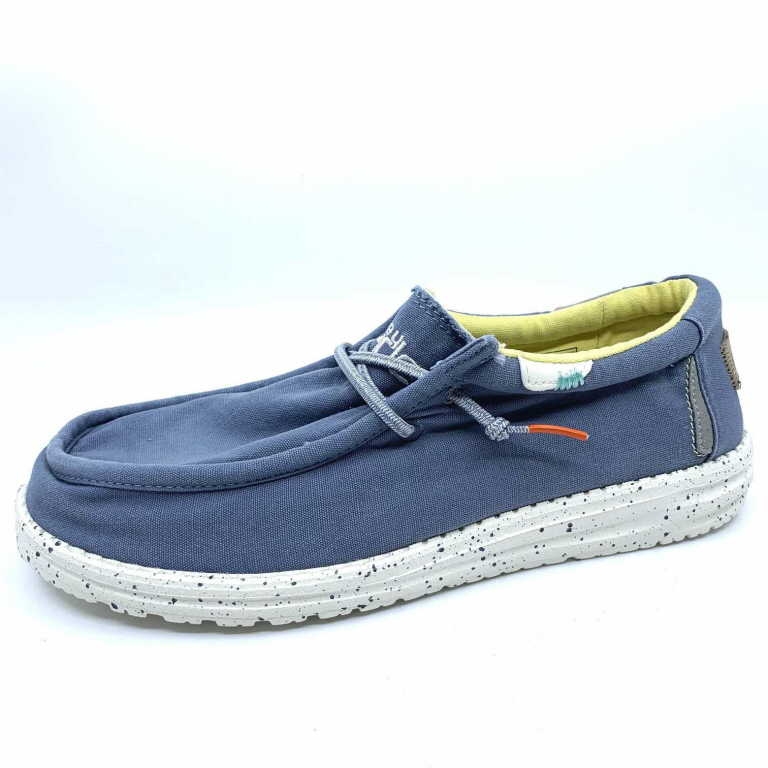 Hey Dude Wally Washed Blue Stone Yellow 