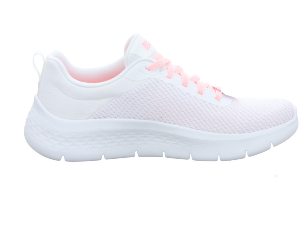 Skechers Go Walk Flex White/Pink 124952 WPK