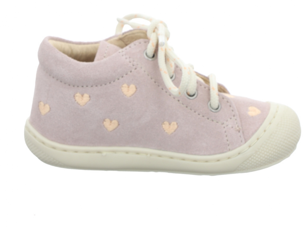 Naturino COCOON Suede Hearts Cipria 0012019568-04